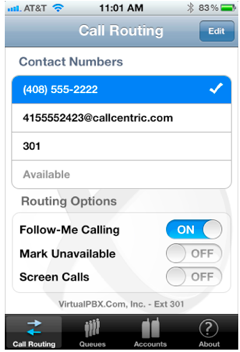 Manage your extension from your iPhone