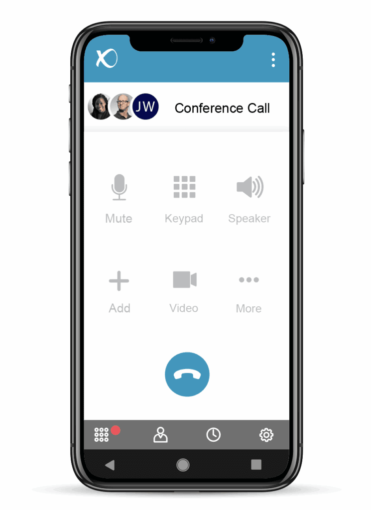 VirtualPBX Softphone, Call Center Phone option for remote, contract, and hybrid environments