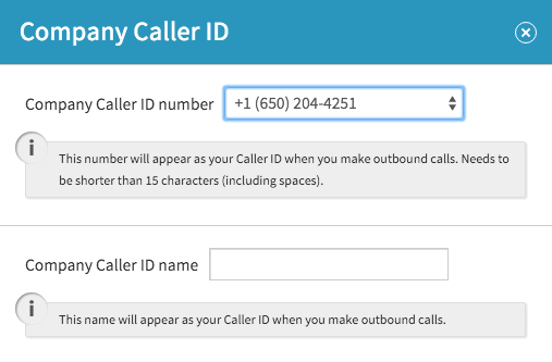Show Your Company Phone Number from Any Phone