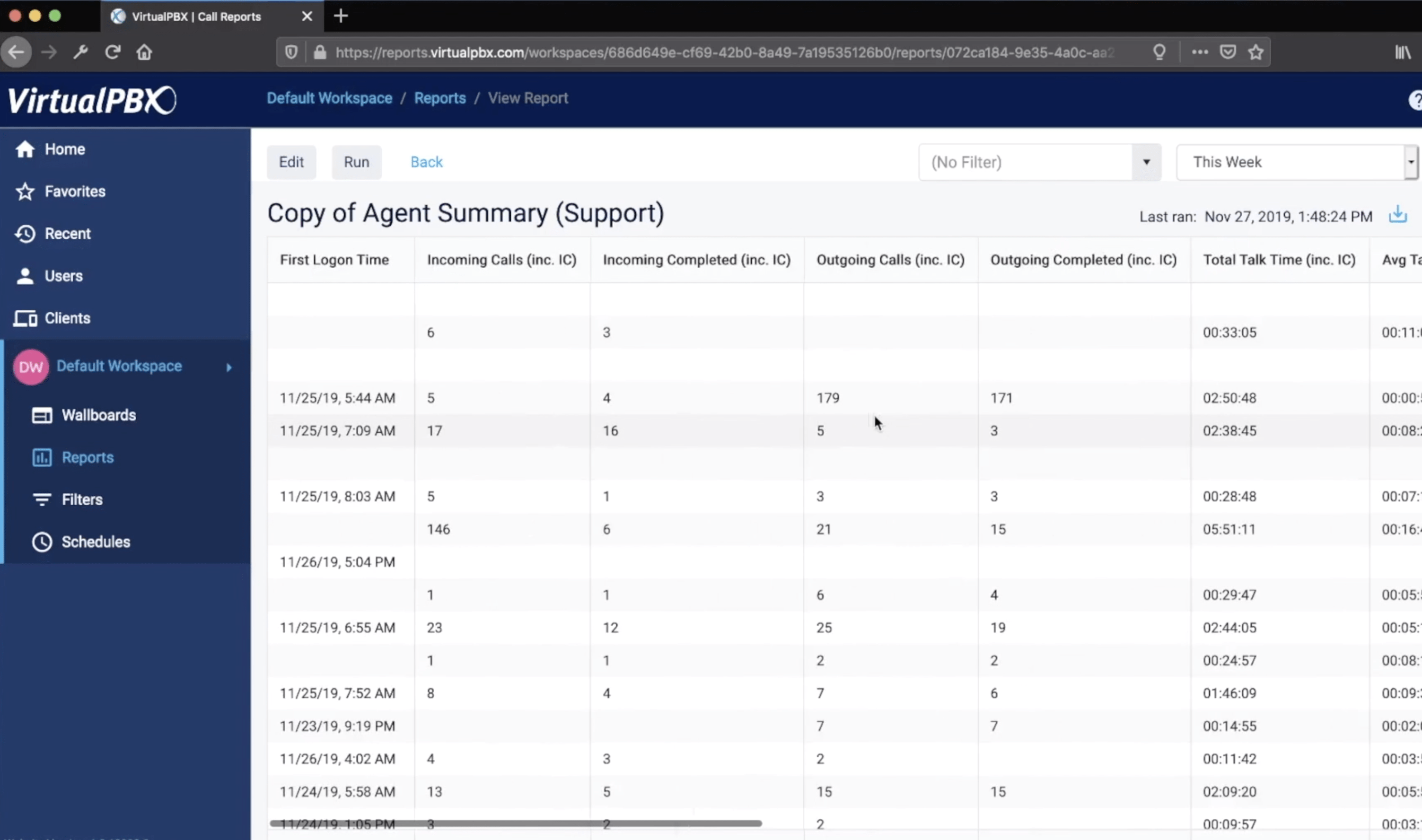 VirtualPBX Call Reports Tool