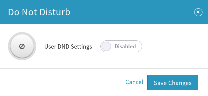 Do Not Disturb Context Menu