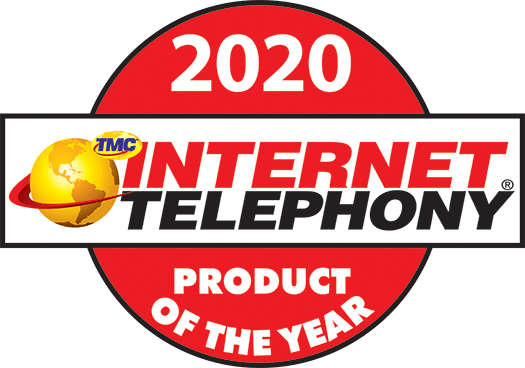 2020 Internet Telephony Product of the Year Award Logo