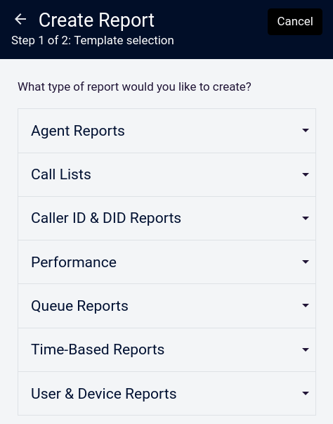 Advanced Call Reports