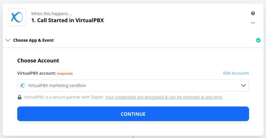 VirtualPBX Login