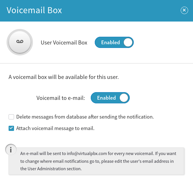 VirtualPBX Voicemail Options - Customize Your Small Business Voicemail
