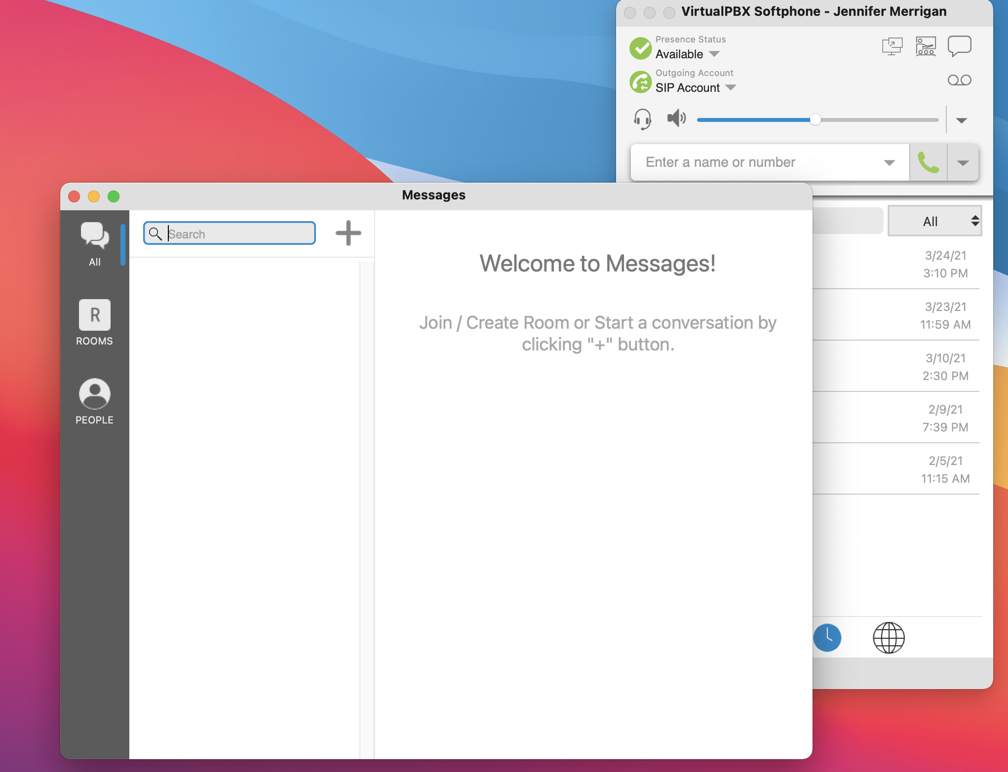 Using SMS on Your VirtualPBX Softphone Using SMS on Your VirtualPBX Softphone
