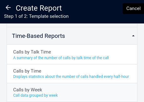 Advanced Call Reports