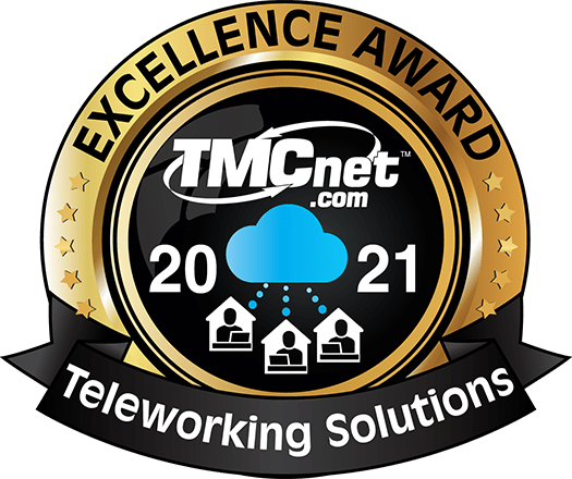 2021 TMC Teleworking Solutions Excellence Award Logo
