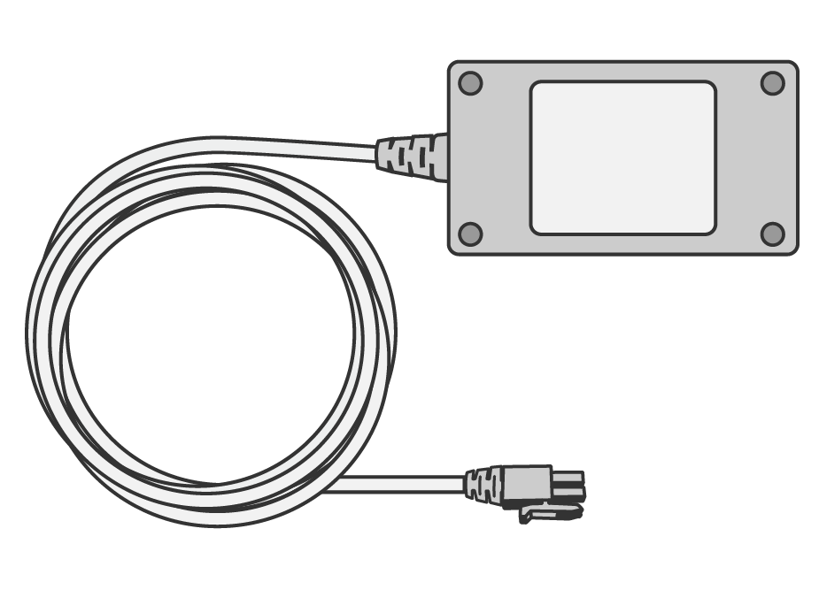 AirDial in the box contents - power adapter