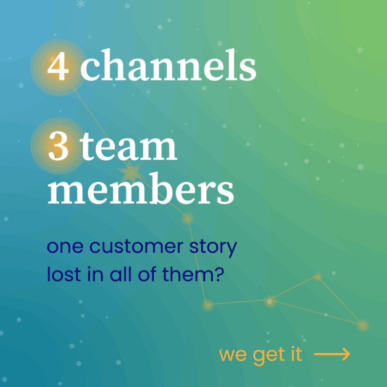 when all your channels and team responses collide, it can be tough to figure out what the customer actually heard, let alone which conversations are going well or need some help—we've got a new product for that