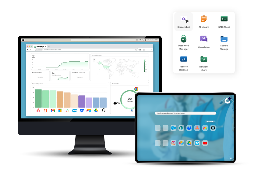VirtualPBX The Work Browser, powered by Island. Compliance and security for remote, hybrid, contract, and more.