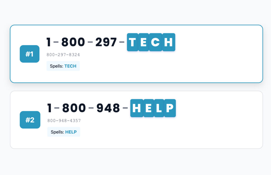 Find Free 800 Vanity Number for Business