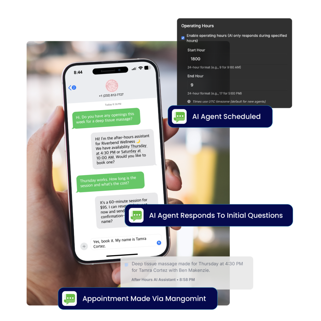 AI agents to help you flex and stretch on your terms. You control the schedule, the content base, and the personality model.