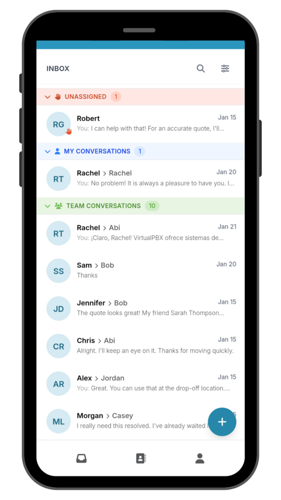 VirtualText Progressive Web App
