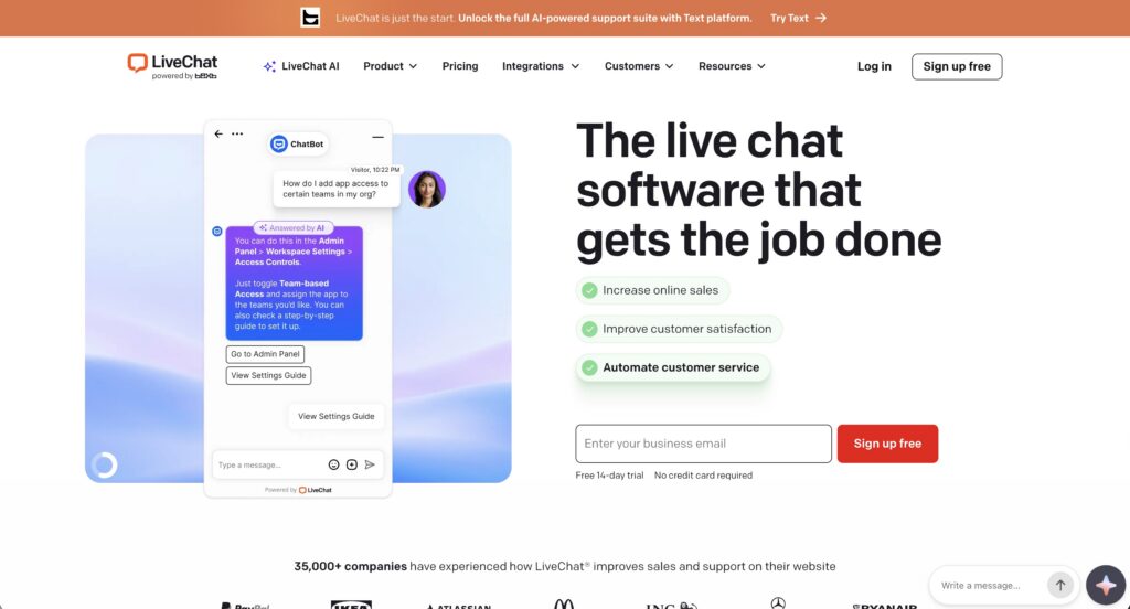 best webchat services