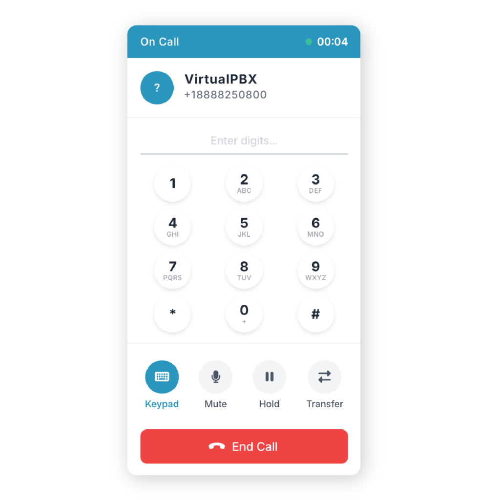 Make and receive business calls directly from your browser with a web phone—no downloads or additional hardware required.
