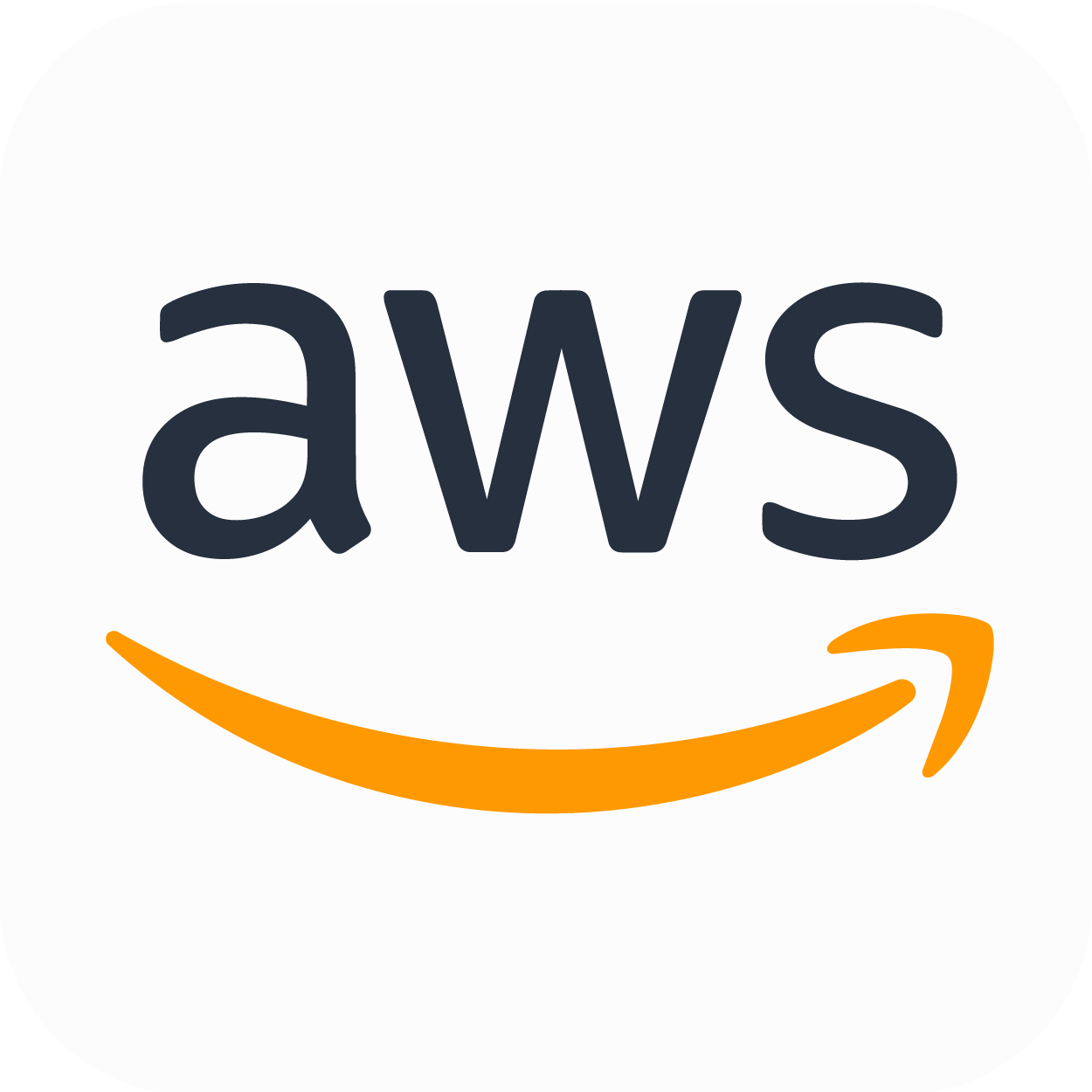 Logo of Amazon AWS, representing cloud storage capability for automated VirtualPBX call recording backups.
