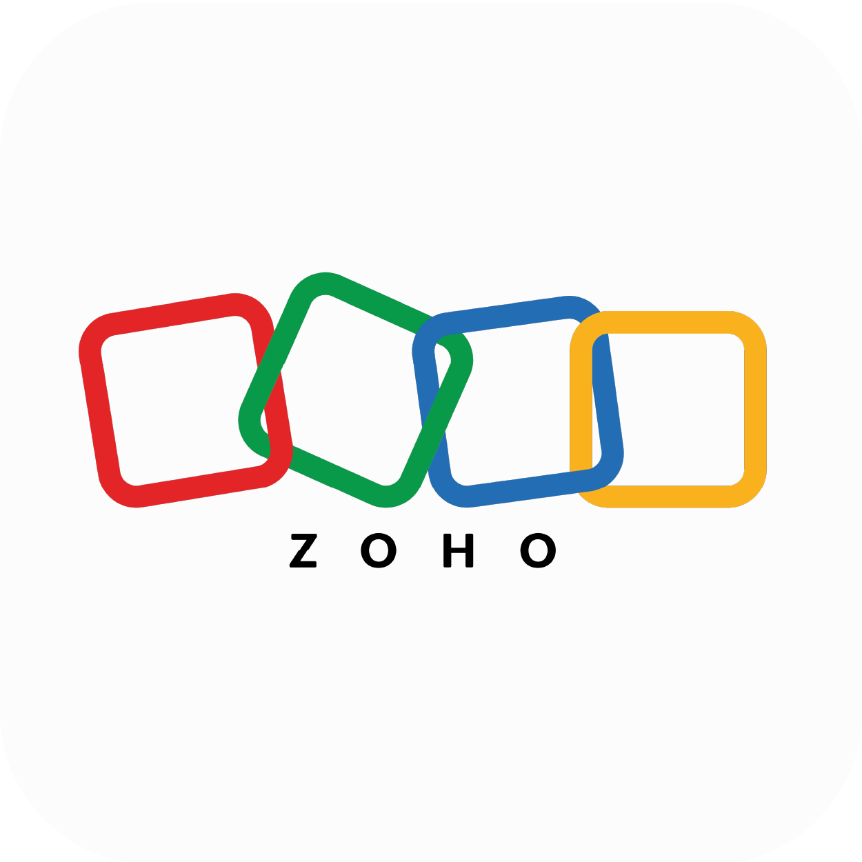 VirtualPBX and Zoho integration logo, showcasing synchronized business communications and CRM call logging.