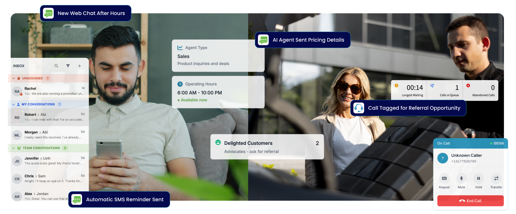 VirtualPBX Business Phone and VirtualText SMS and Webchat Solutions