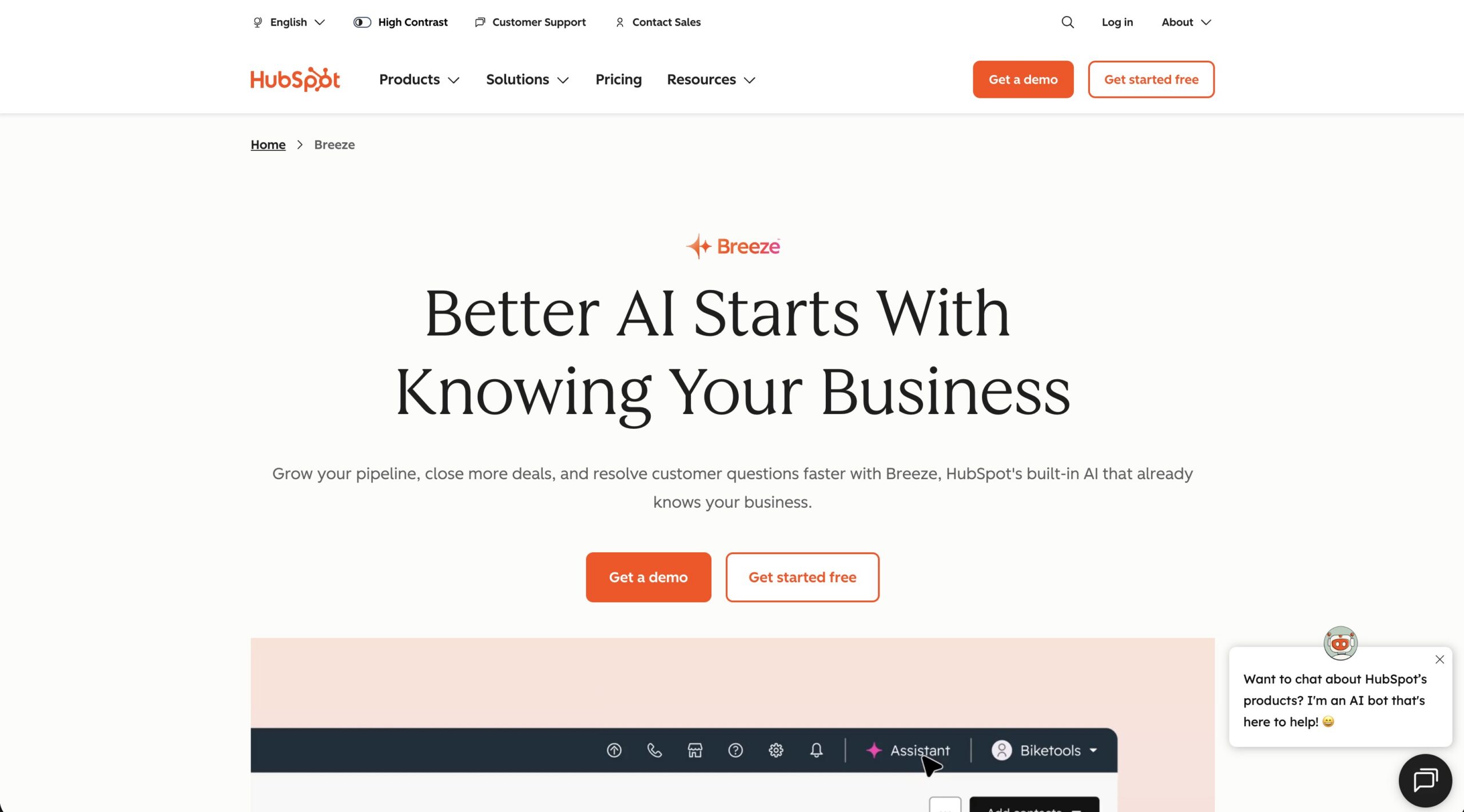Hubspot Breeze AI