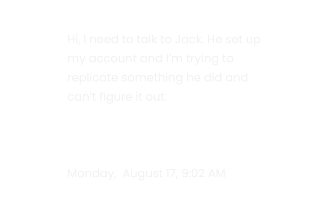 AI call answering transfers a customer to the right team member with call context